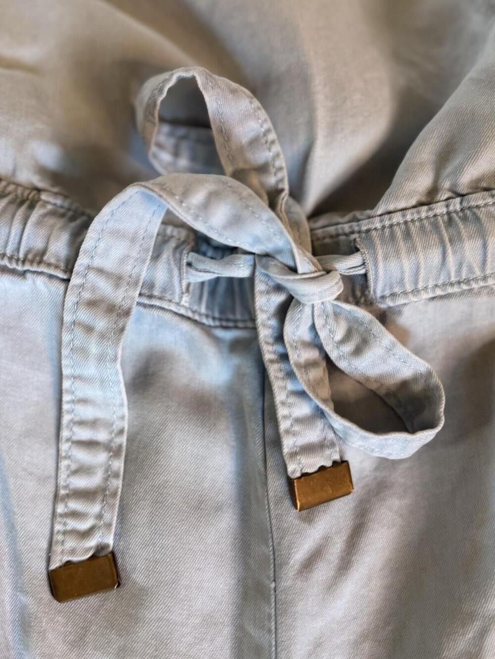 LOFT Light Blue Drawstring Jumpsuit M - Picture 5 of 9